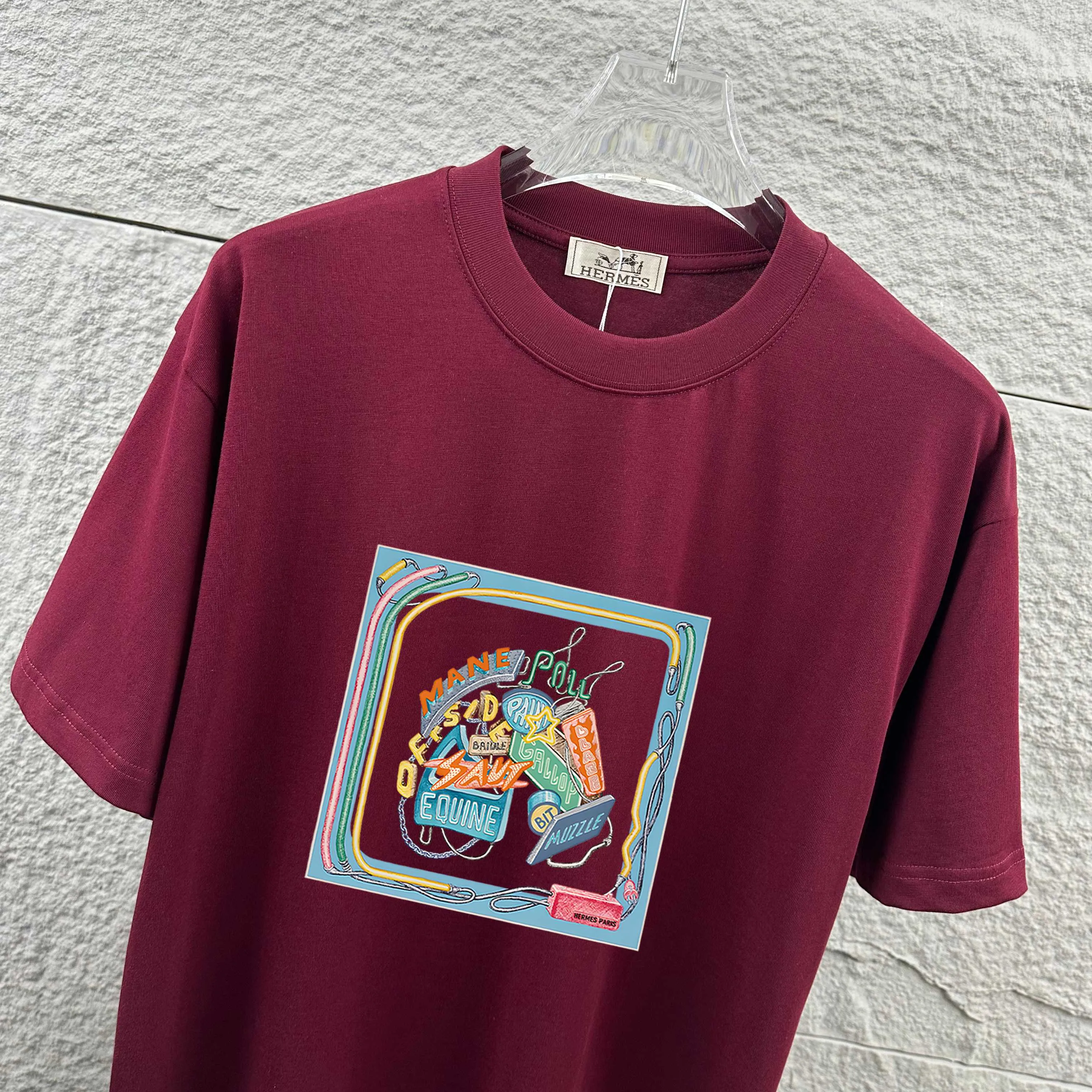 Herme* * 2026 New Arrival Classic T Same Style ：Black White Red Size： S （90-130 ） M （120-150 ） L （140-165 ） XL （160-180 ） XXL （180-210 ）